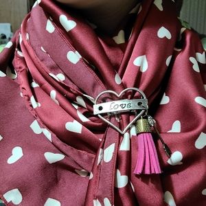 Love heart ring or wild rag slide